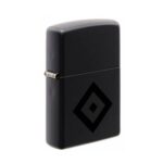 Oriģinālās Zippo šķiltavas melnas matētas ar dimanta (Diamond) dizainu un vēja aizsardzību Oriģinālās Zippo šķiltavas melnas matētas ar dimanta (Diamond) dizainu un vēja aizsardzību