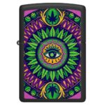 Zippo šķiltavas Canna raksta dizains