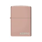 Zippo šķiltavas Classic Rose Gold Logo