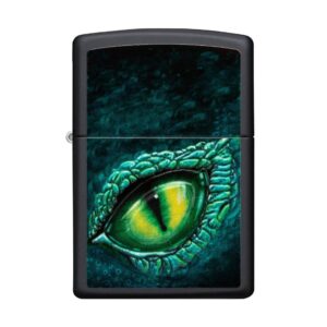 Oriģinālās Zippo šķiltavas Dragon Eye ar pūķa acs dizainu un vēja aizsardzību
