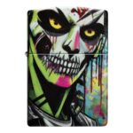Oriģinālās Zippo Punk Zombie šķiltavas ar krāsainu un detalizētu dizainu