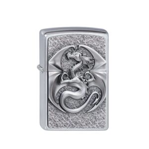 Zippo šķiltavas Street Chrome 3D Dragon 
