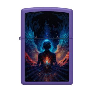 Oriģinālās Zippo šķiltavas ar eņģeļa dizainu un vēja aizsardzību