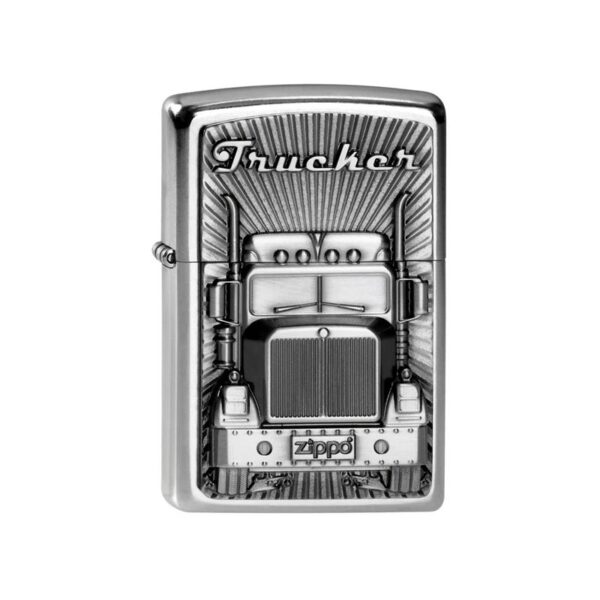 Zippo šķiltavas Zippo Trucker emblēma Zippo šķiltavas Zippo Trucker emblēma