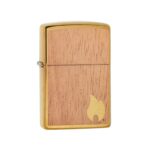 Zippo šķiltavas x Woodchuck birstēts misiņš