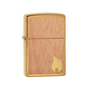 Zippo šķiltavas x Woodchuck birstēts misiņš