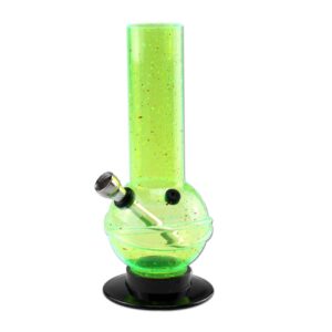 Akrila ūdenspīpe "Caurspīdīgi zaļa" 19.5cm