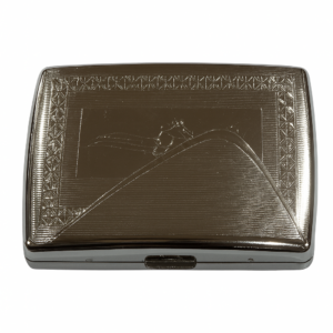 Metāla cigarešu etvija Ekspedicijas ar kartes motīvu 92x73x16 mm