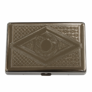 Metāla cigarešu etvija Heraldika ar ģerboņa motīvu 125x80x20 mm