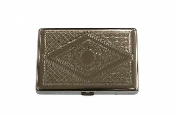 Metāla cigarešu etvija Heraldika ar ģerboņa motīvu 125x80x20 mm Metāla cigarešu etvija Heraldika ar ģerboņa motīvu 125x80x20 mm