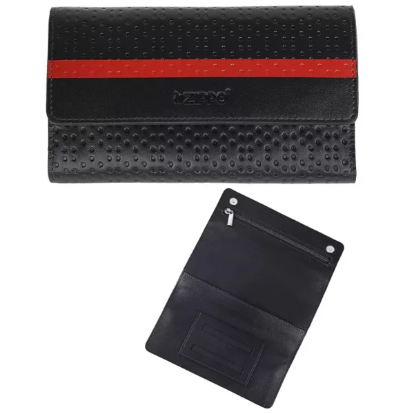 Zippo ādas tabakas maciņš (Dark Blue) – 16 x 8.2 cm Zippo oriģinālās ādas tabakas maciņš tumši zilā krāsā, izmēri 16 x 8.2 x 2.5 cm