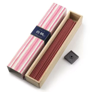 Nippon Kodo Kayuragi White Peach japāņu stila vīraki 40 kociņi