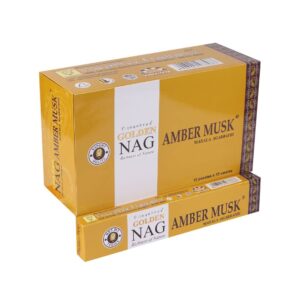 Golden Nag Amber Musk Vīraki 15g