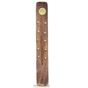 Vīraka turētājs Wooden Brass Inlay #3 26 cm