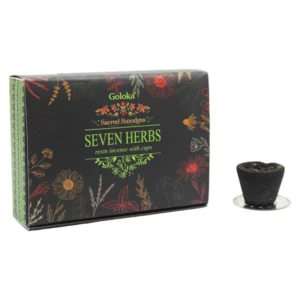 Goloka Seven Herbs aromātiskie sveķu kausiņi ar septiņu augu maisījumu