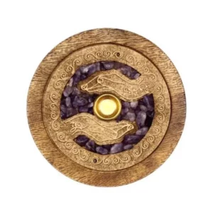 Amethyst Healing Hands Vīraka turētājs