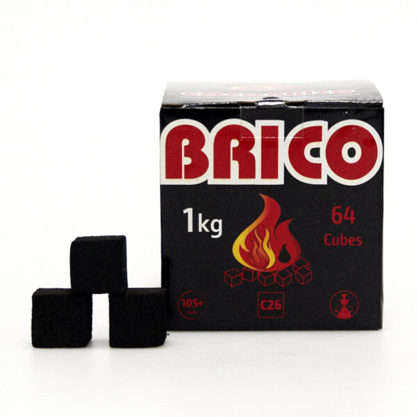 Dabīgā kokosriekstu ogle Cocobrico 26mm 1kg Dabīgā kokosriekstu ogle Cocobrico 26mm 1kg
