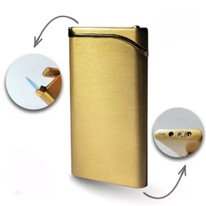 Gāzes šķiltavas Fummo Toora Jet Gold elegantā dāvanu kastītē