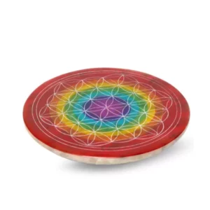 Stone Flower Of Life 7 Chakra Rings Vīraka turētājs