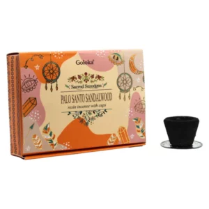 Goloka Palo Santo & Sandalwood aromātiskie sveķu kausiņi telpu aromatizēšanai