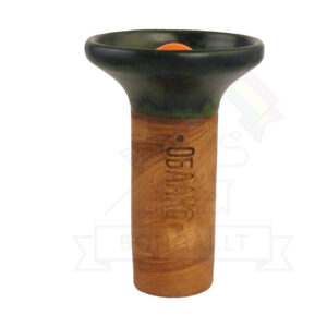 Ūdenspīpes tabakas trauciņš "Oblako Flow Green Marble Orange"