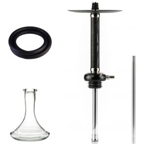 Ūdenspīpe "Sky x Totem Hookah Tube Black Wood" 52 cm
