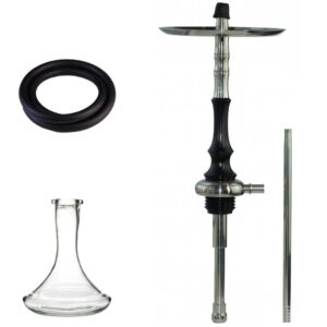 Ūdenspīpe "Totem Hookah Evo Wood Black" 52 cm