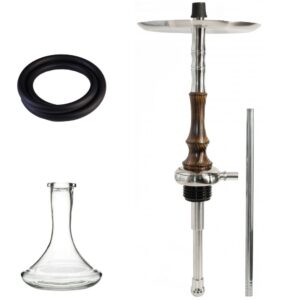 Ūdenspīpe "Totem Hookah Evo Wood Old Wood" 52 cm