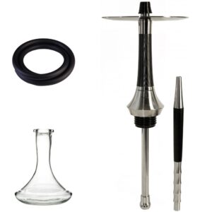 Ūdenspīpe "Totem Hookah Monolit Ultra Black" 50 cm