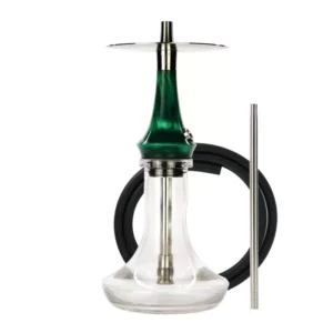 Ūdenspīpe Totem Hookah Monolith Micra Emerald Green 36 cm