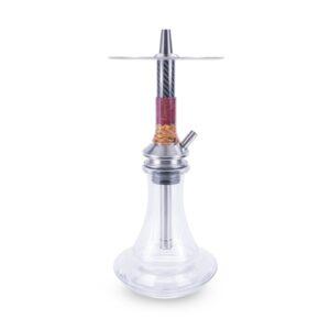Ūdenspīpe "Vyro Penta Red Clear" 39 cm