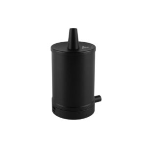 Ceļojumu ūdenspīpe "Vyro One Steel Black v2" 15 cm