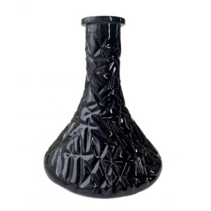 Ūdenspīpes kolba Candy Loop Crystal Black 25 cm