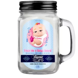 Large Beamer Candle Fresh Like a Baby's Behind 310 ml.