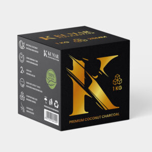 Dabīgās kokosriekstu ogles "Kumar 26 mm" 1 kg.
