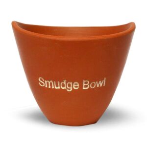 Small Natural Smudge Bowl vīraka trauks kvēpināšanai.