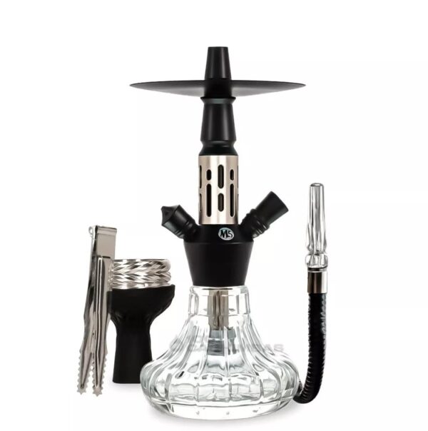 Ūdenspīpe MS Mini Silver 27 cm