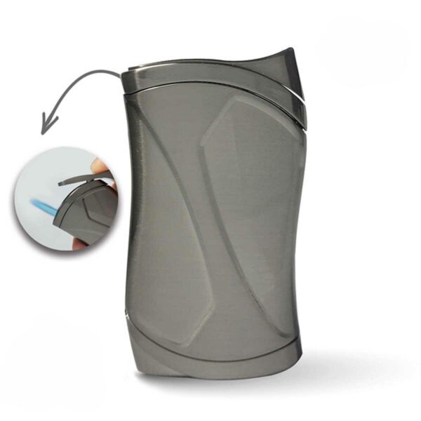 Gāzes šķiltavas Fummo Oakey Jet Grey Gāzes šķiltavas Fummo Oakey Jet Grey elegantā dāvanu