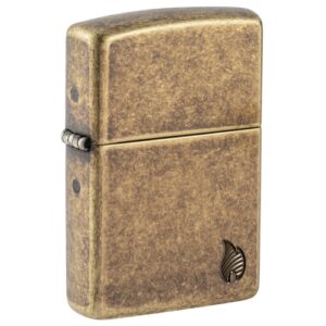 Zippo šķiltavas Armor Flame Brass