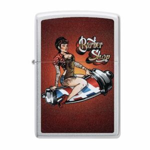 Šķiltavas Zippo Barber Shop Pinup