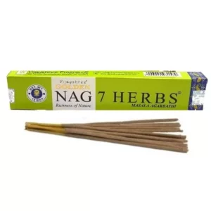 Golden Nag 7 Herbs natural Vīraki 15 gr
