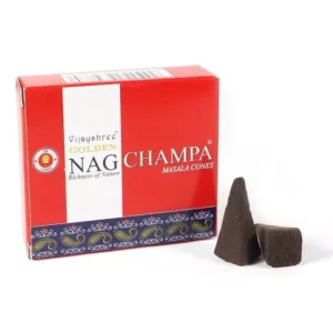 Golden Nag Champa natural vīraka konusi