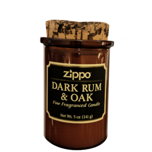Sojas vaska svece Zippo Dark Rum & Oak