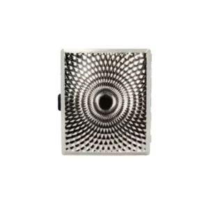 Hromēta sudraba metāla cigarešu etvija Drop Silver Chrome ar 3D reljefu