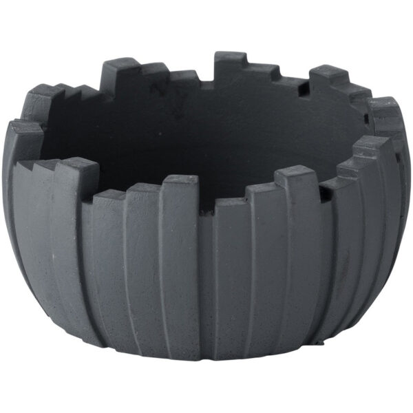 Pelnu trauks Cement peleki melns 12 cm Pelēki melns cementa pelnu trauks 12 cm diametrā