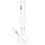 Stikla ūdens pīpe Double Bubble Iced Leaf 40 cm bong
