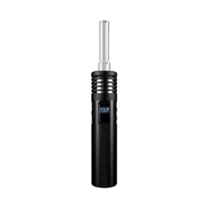 Arizer Air Max vaporizer sausajiem garšaugiem ar ievietotu stikla iemutni