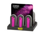 Spilgti purpursarkanas metāla šķiltavas Clipper Metal Sparkling Fuchsia dāvanu kastītē