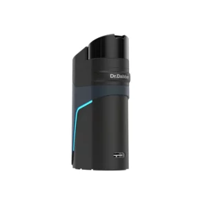 dr dabber ghost 2 vaporizer koncentrātu garinātājs - priekšējais skats ar LED apgaismojumu