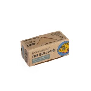 Cigarešu papīrīši rullī The Bulldog Slim Rolls Unbleached 5m, nebalināts papīrs rullī, бумага для самокруток в рулоне не отбеленная, unbleached rolling paper rolls